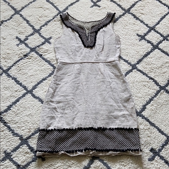 J Crew Linen Lined Dress with Pockets - Picture 2 of 11